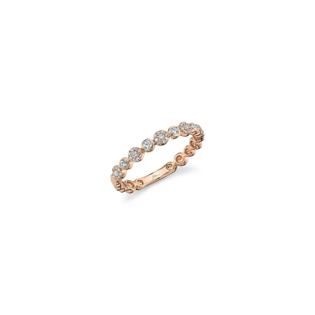 Shy Creation Cluster & Bezel Diamond Ring