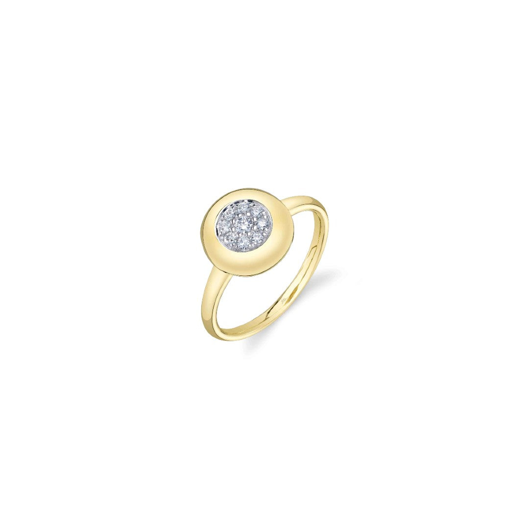 Shy Creation Diamond Bezel Ring