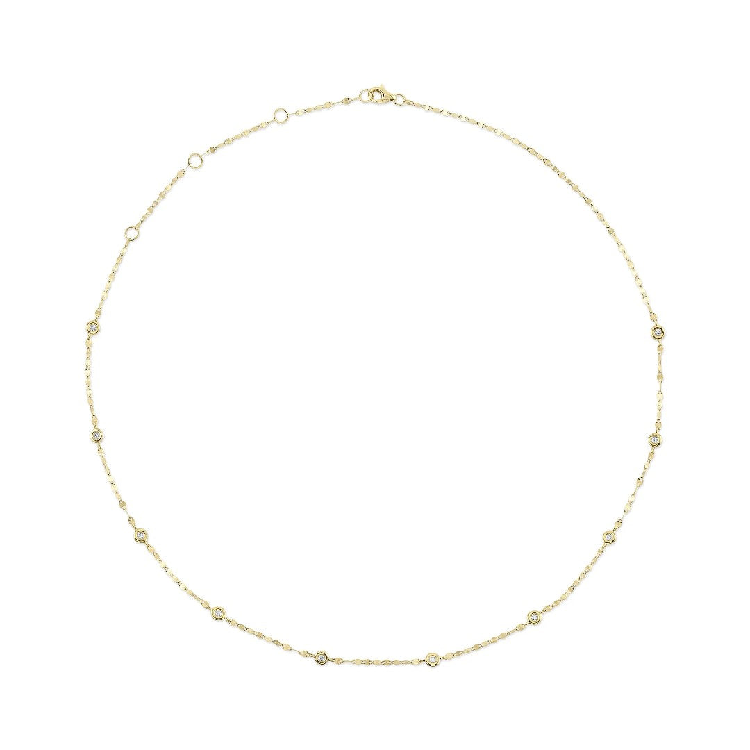 Shy Creation Diamond by the Yard Necklace