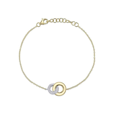 Shy Creation Diamond Circle Bracelet