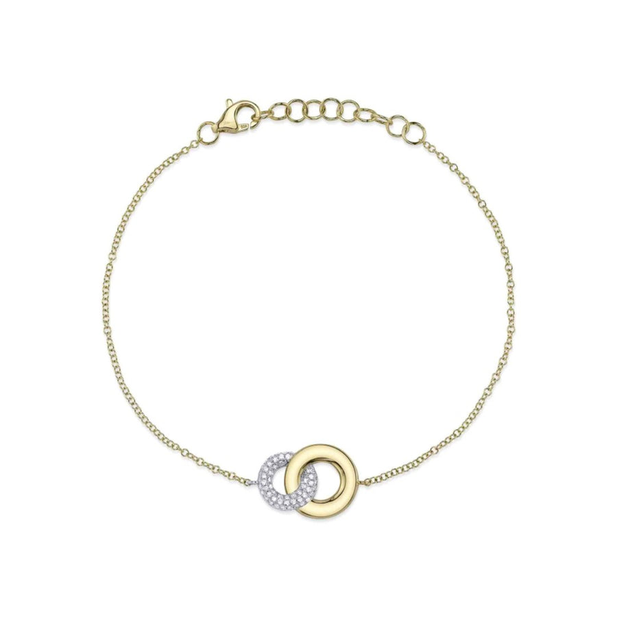 Shy Creation Diamond Circle Bracelet