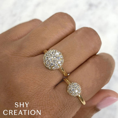 Shy Creation Diamond .51ctw Circle Ring