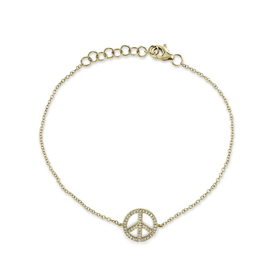 Shy Creation Diamond Peace Bracelet