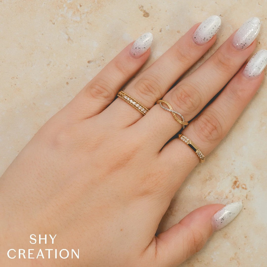 Shy Creation Geo Cut Diamond Ring