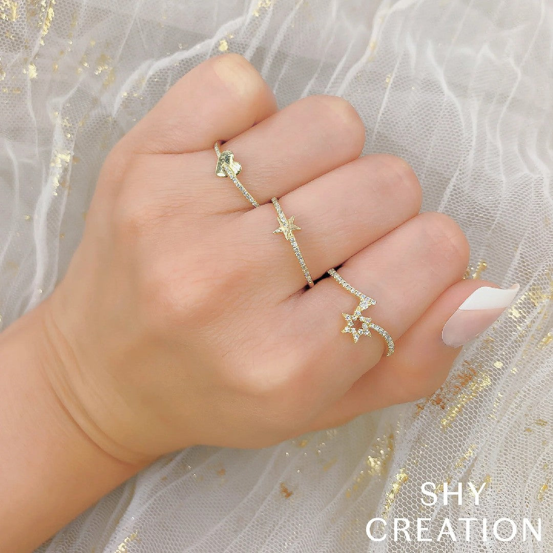 Shy Creation Star Diamond Ring