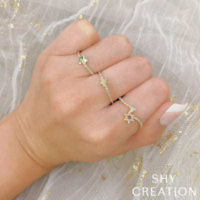 Shy Creation Star Diamond Ring