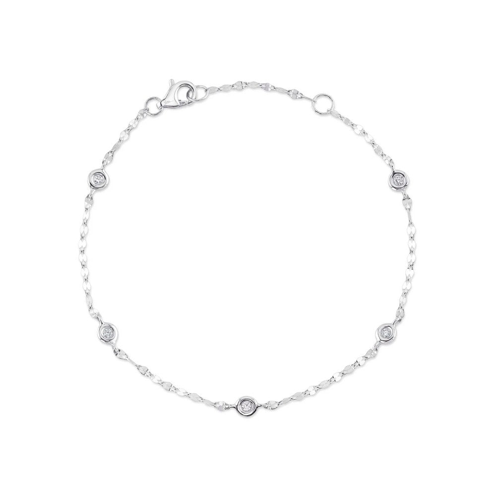 Shy Creation Sparkle Chain Diamond by the Yard Bracelet