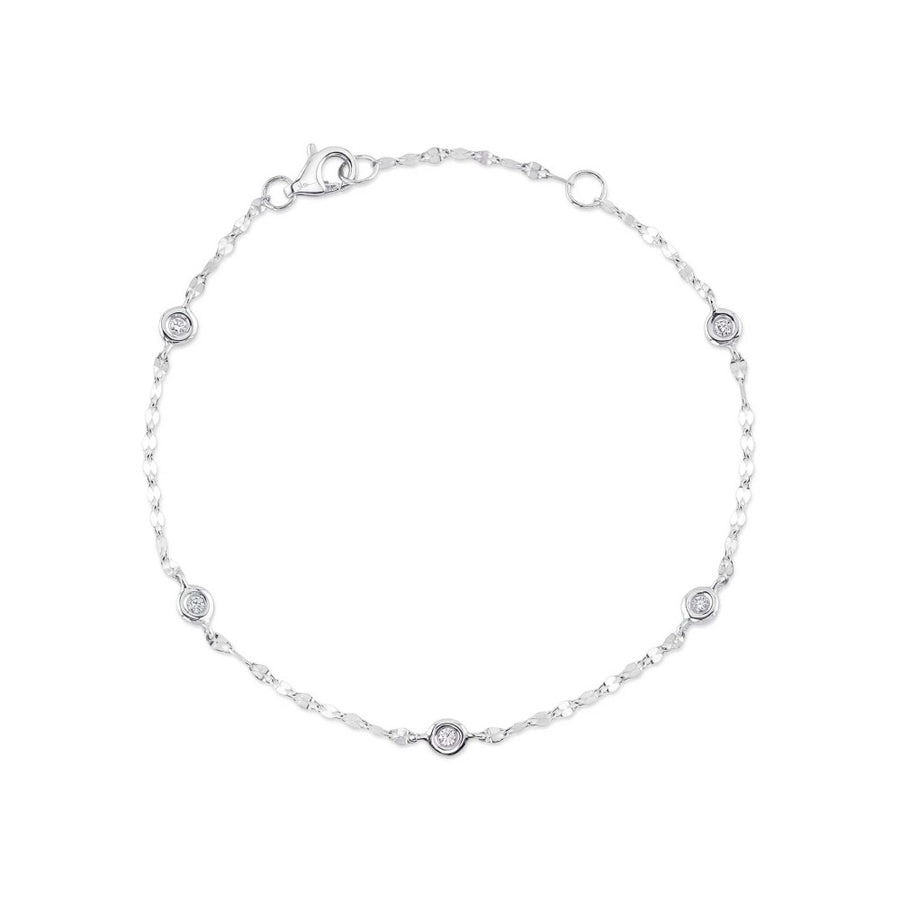 Shy Creation Sparkle Chain Diamond by the Yard Bracelet