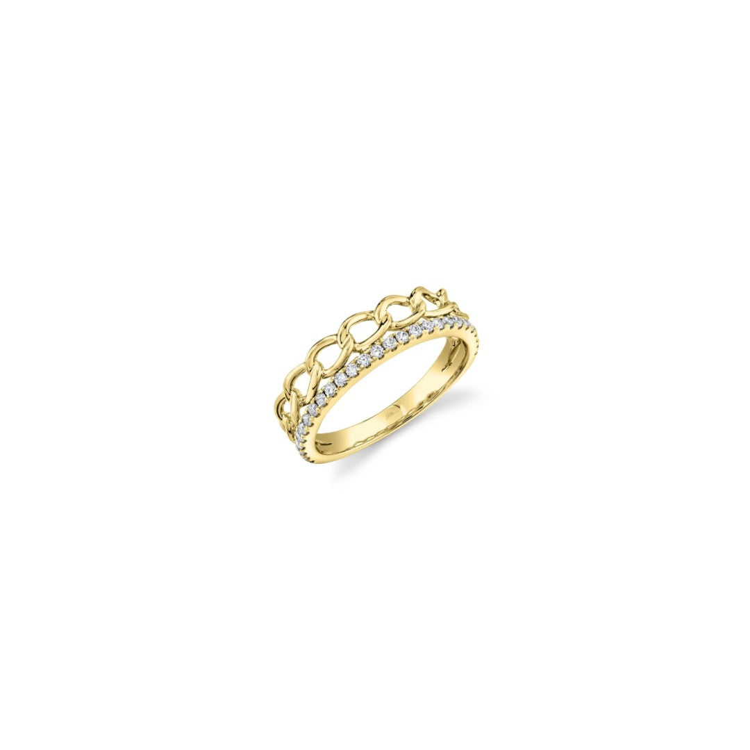 Shy Creation Link Diamond Ring
