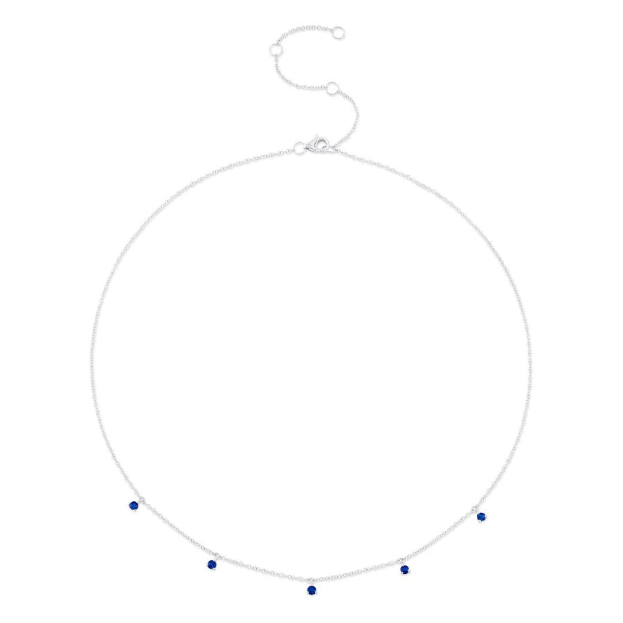 Shy Creation Sapphire Drops Necklace