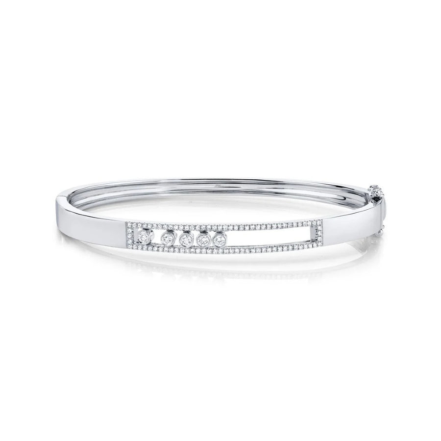 Shy Creation Diamond Slider Bangle