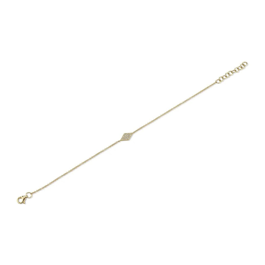 Shy Creation Pave Diamond Bracelet