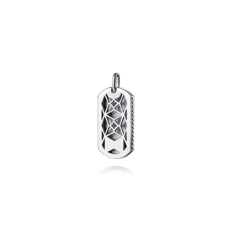 Gabriel & Co. Sterling Silver Dog Tag Pendant