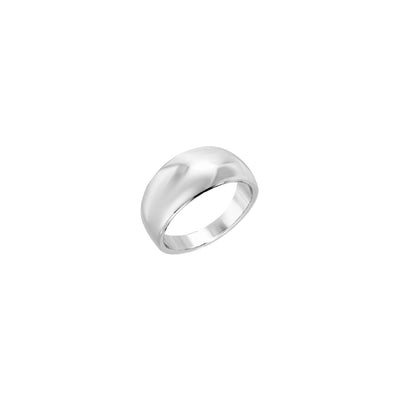 Eklexic Rowan Domed Ring in Silver
