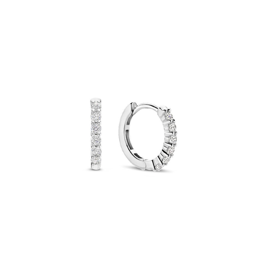 Ti Sento Milano Cubic Zirconia Hoops