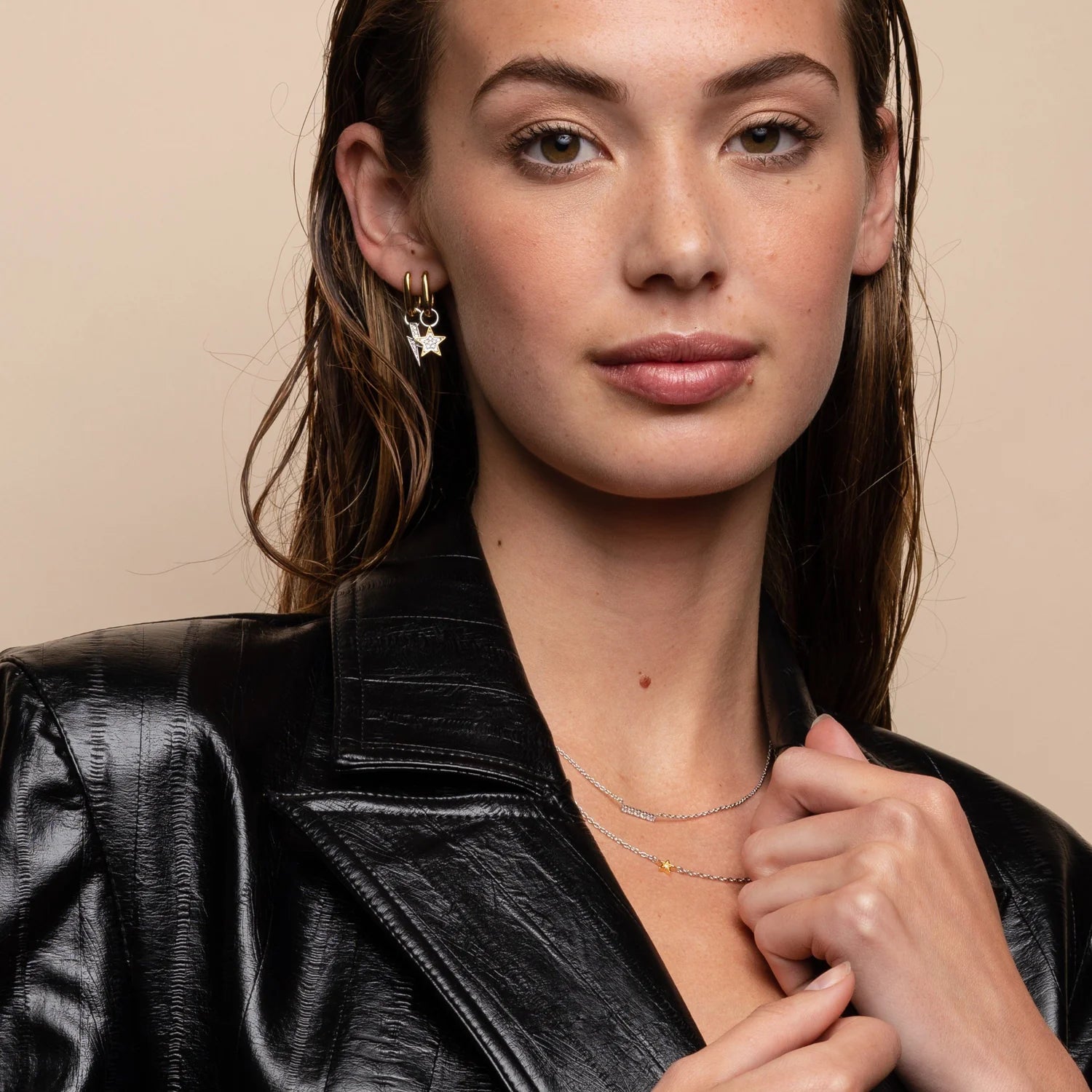 Ti Sento Milano Silver Zirconia Bar Necklace