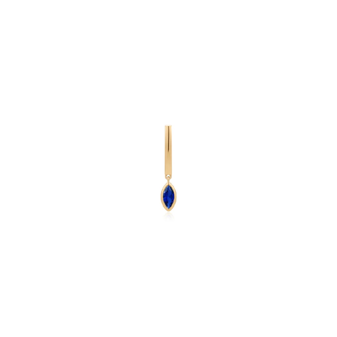 AURELIE GI Ciel Lab Grown Sapphire Single Hoop