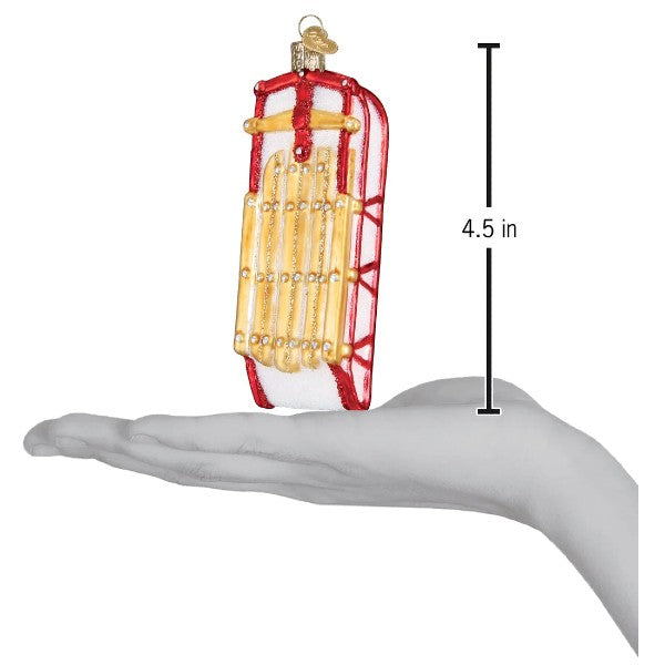 Old World Christmas Sled Ornament