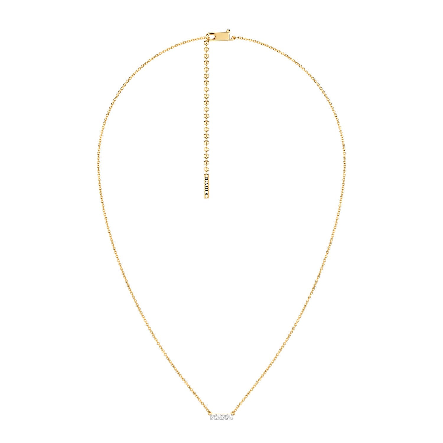 Ella Stein Lab Diamond Bar Necklace