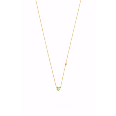 Mini Opal Pendant Necklace