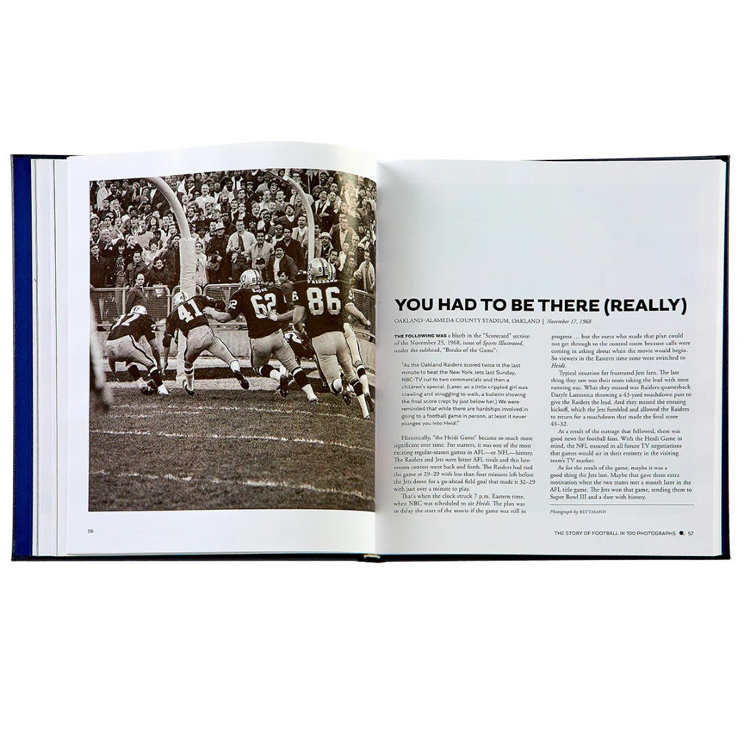The Story of Football Leather Bound Keepsake Book