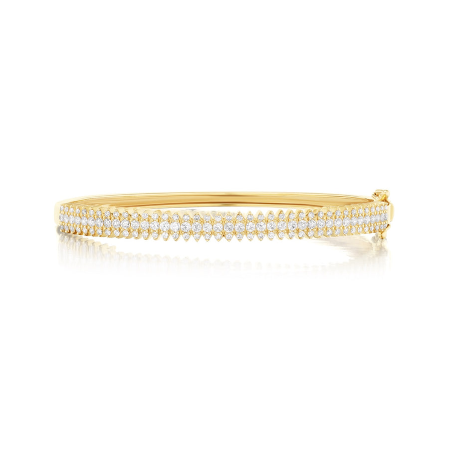 Tara Mikolay Marquise Diamond Illusion Bangle