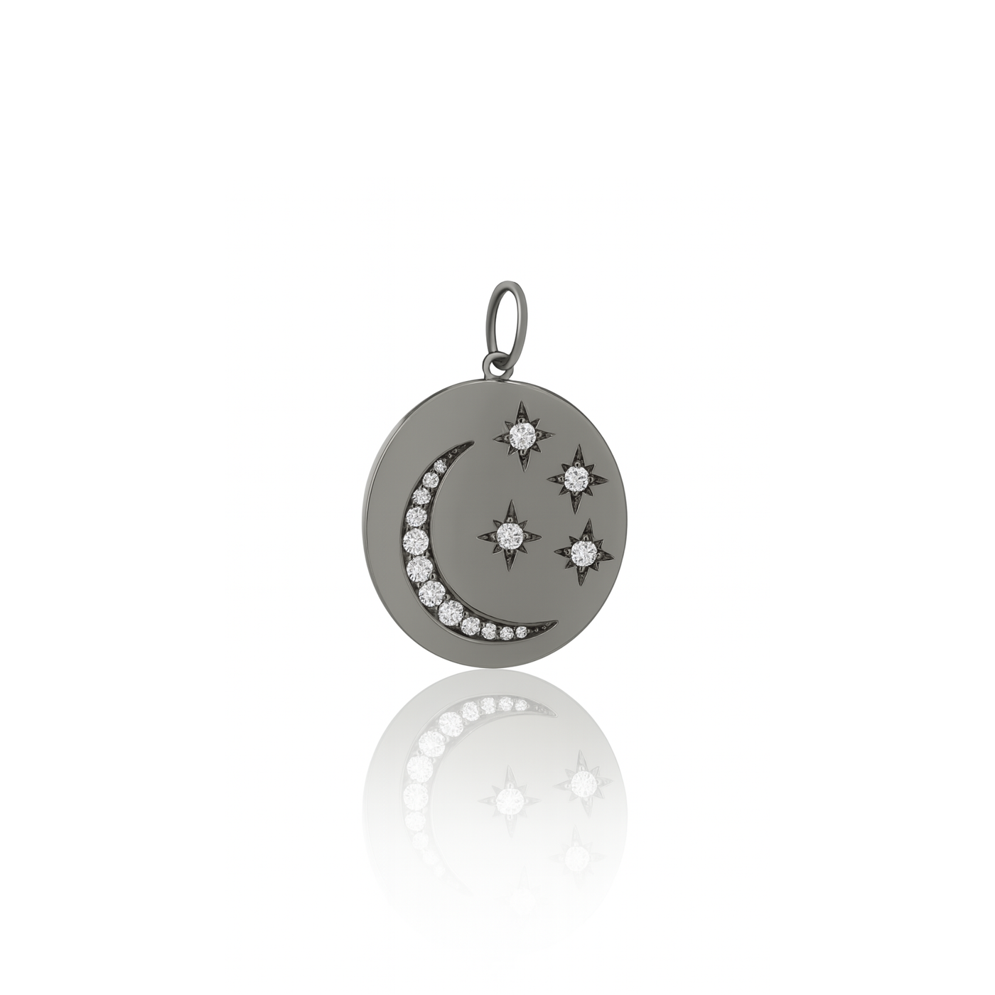 Tara Mikolay Diamond Moon & Stars Charm