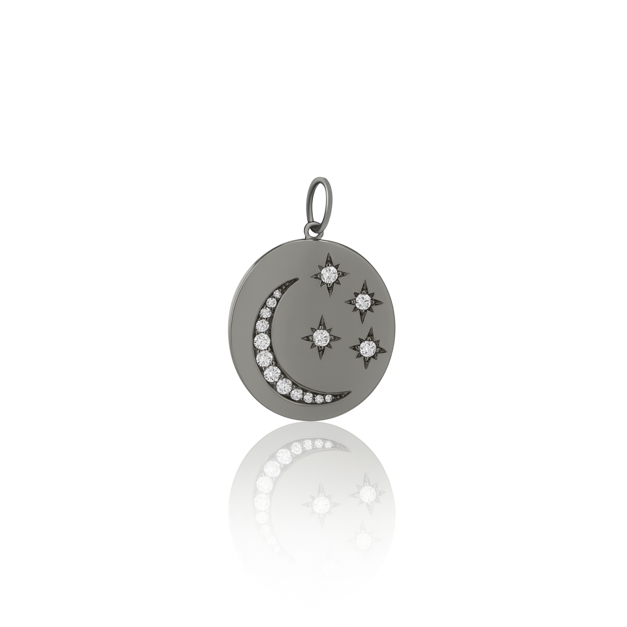 Tara Mikolay Diamond Moon & Stars Charm