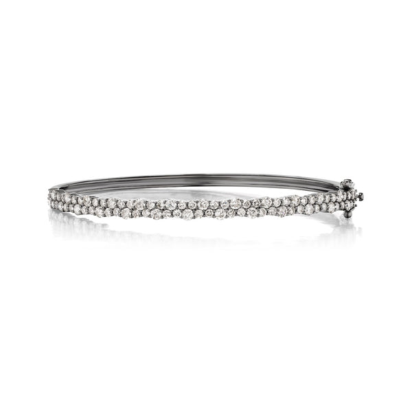 Tara Mikolay Scattered Diamond Bangle - Desires by Mikolay