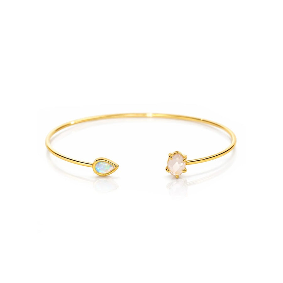 Teardrop Open Cuff Bracelet