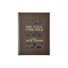 Call Of The Wild Leather Bound Keepsake Book