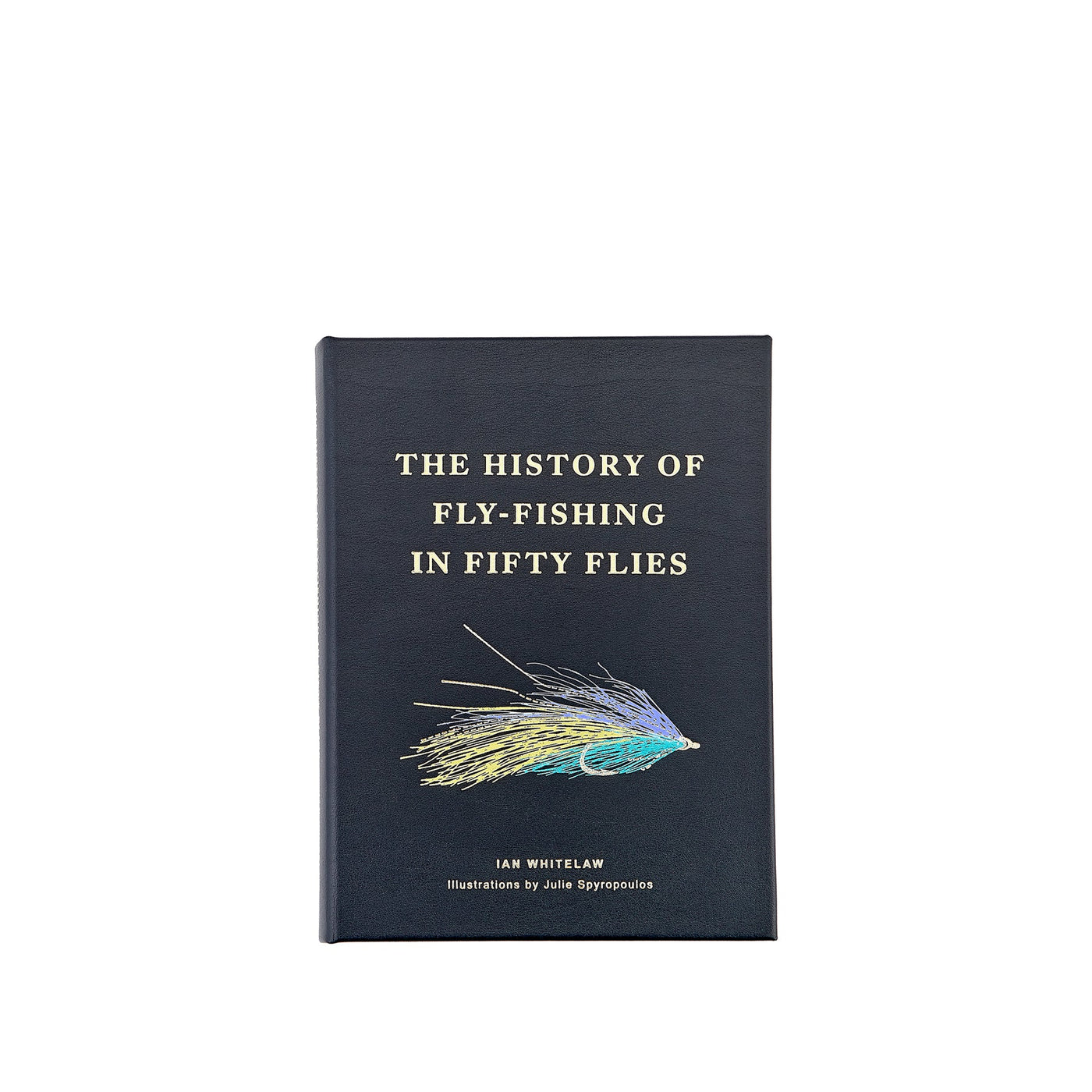 The History of Fly Fishing in Fifty Flies Leather Bound Keepsake Book
