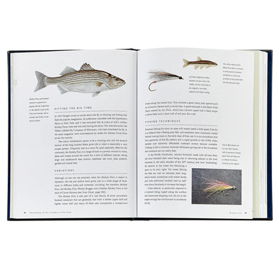The History of Fly Fishing in Fifty Flies Leather Bound Keepsake Book