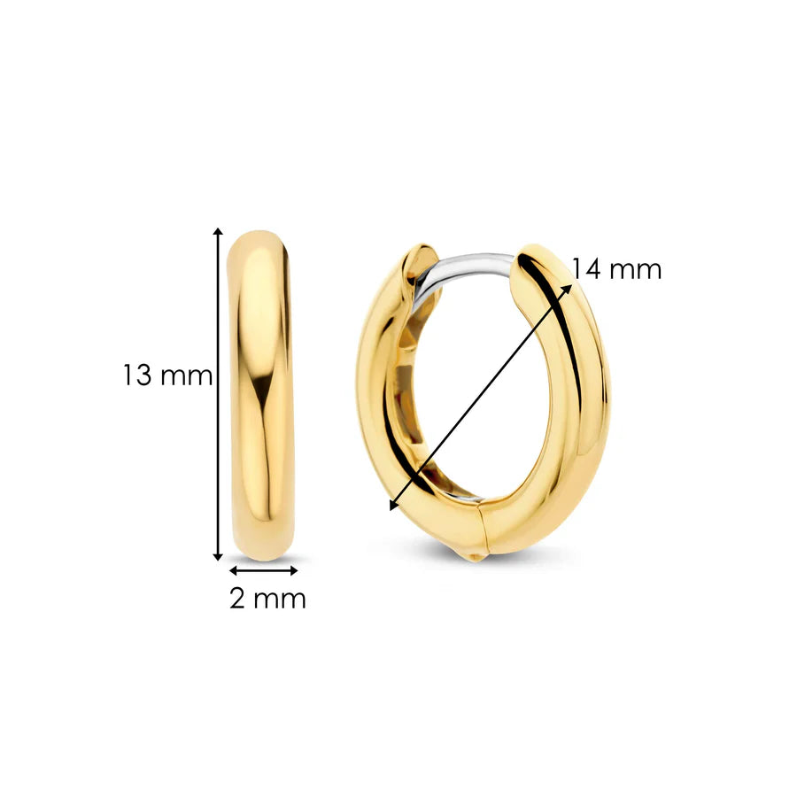 Ti Sento Milano Skinny Huggie Hoops