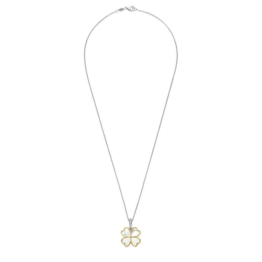 Ti Sento Milano Mother of Pearl Clover Necklace