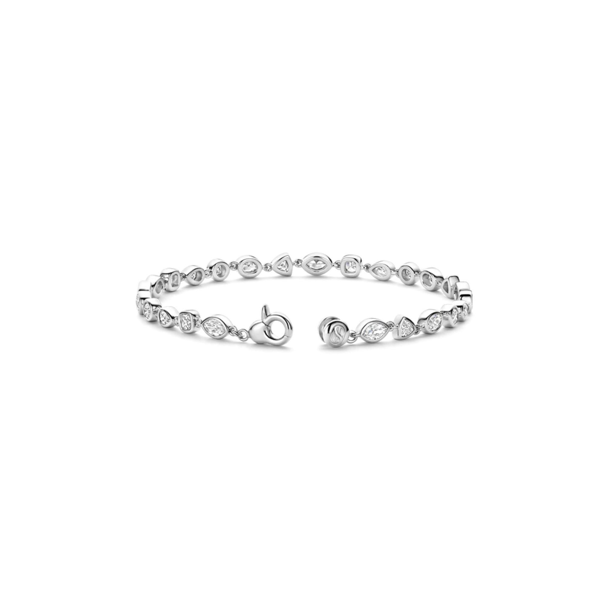 Ti Sento Milano Mixed Shape Tennis Bracelet