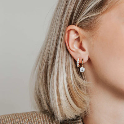 Ti Sento Milano Cushion Drop Earrings