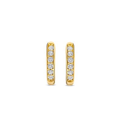 Ti Sento Milano Zirconia Huggie Earrings