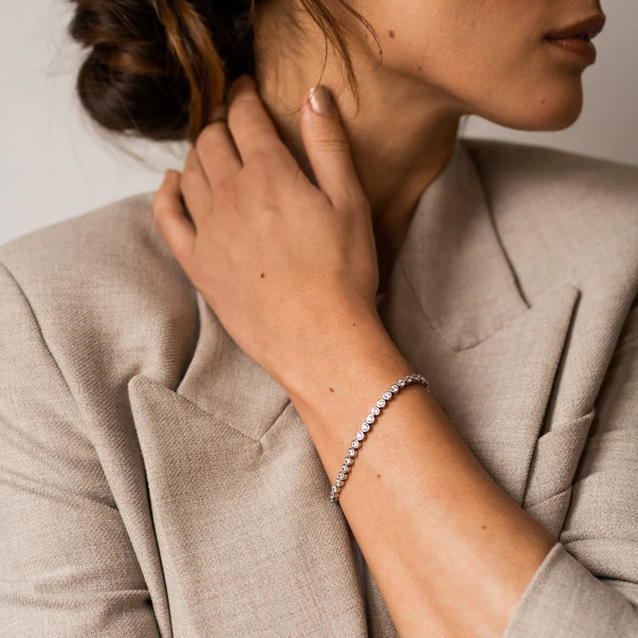Ti Sento Milano Bezel Tennis Bracelet