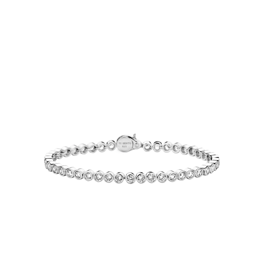 Ti Sento Milano Bezel Tennis Bracelet