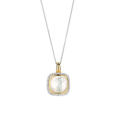 Ti Sento Milano Mother of Pearl Cushion Necklace