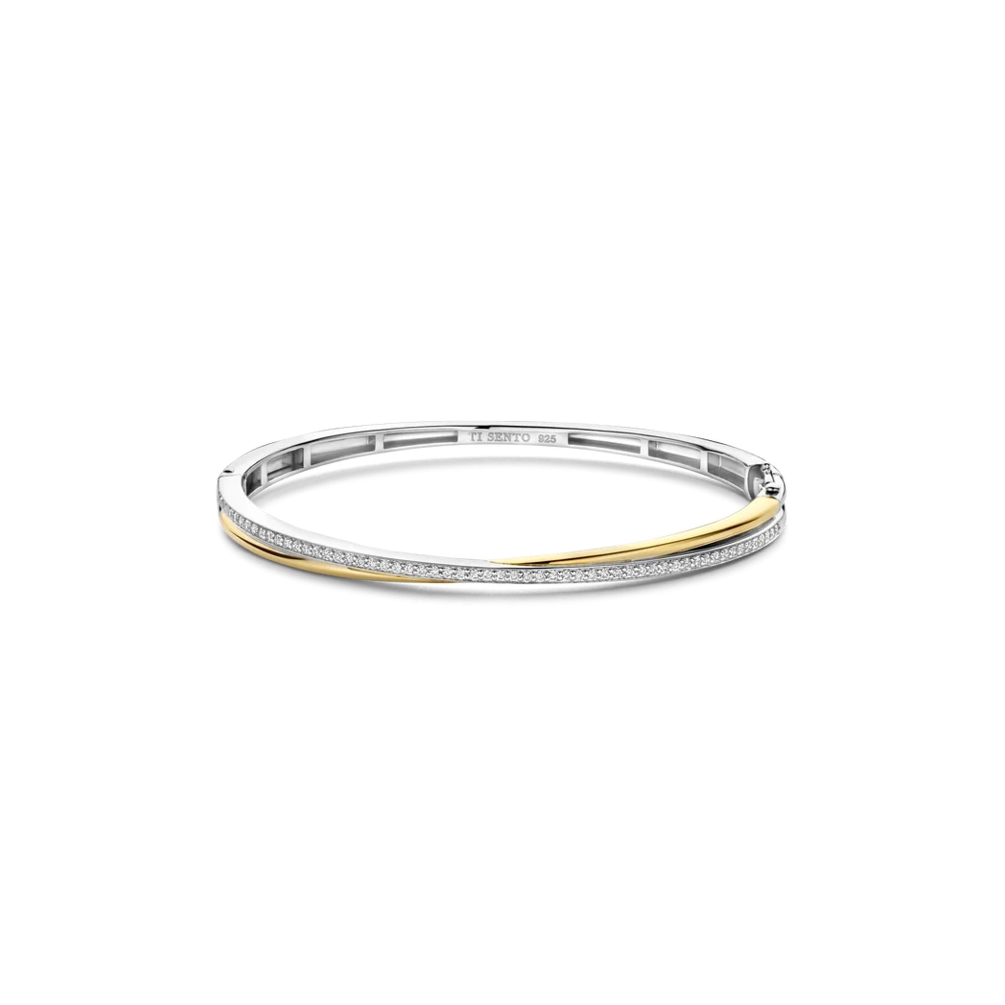ti sento two-tone bangle bracelet
