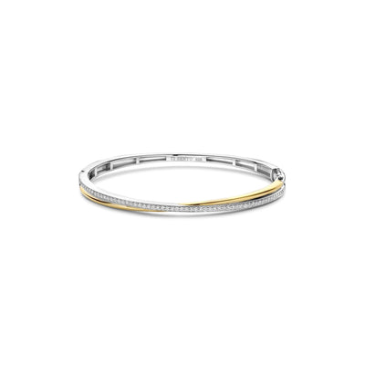 ti sento two-tone bangle bracelet