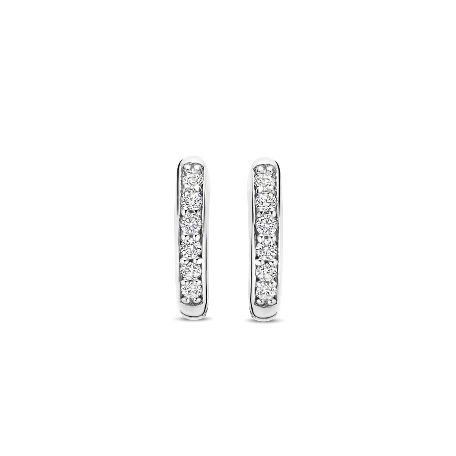 Ti Sento Milano Mini Zirconia Huggie Hoops