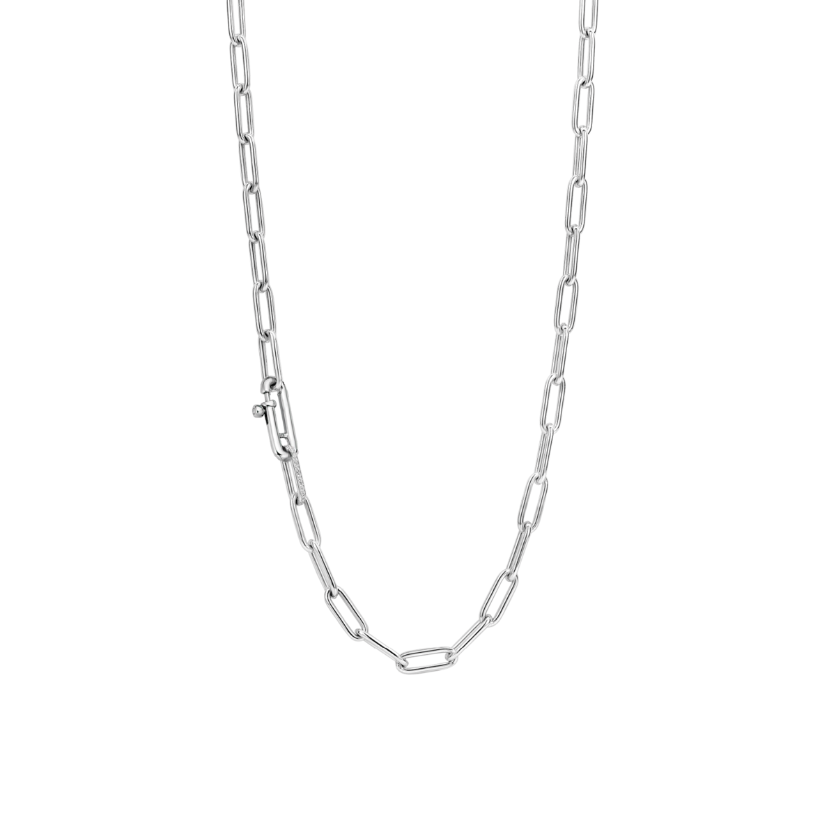 Ti Sento Milano Light Rectangle Chain Link Necklace