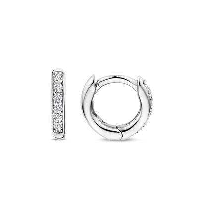 Ti Sento Milano Mini Zirconia Huggie Hoops