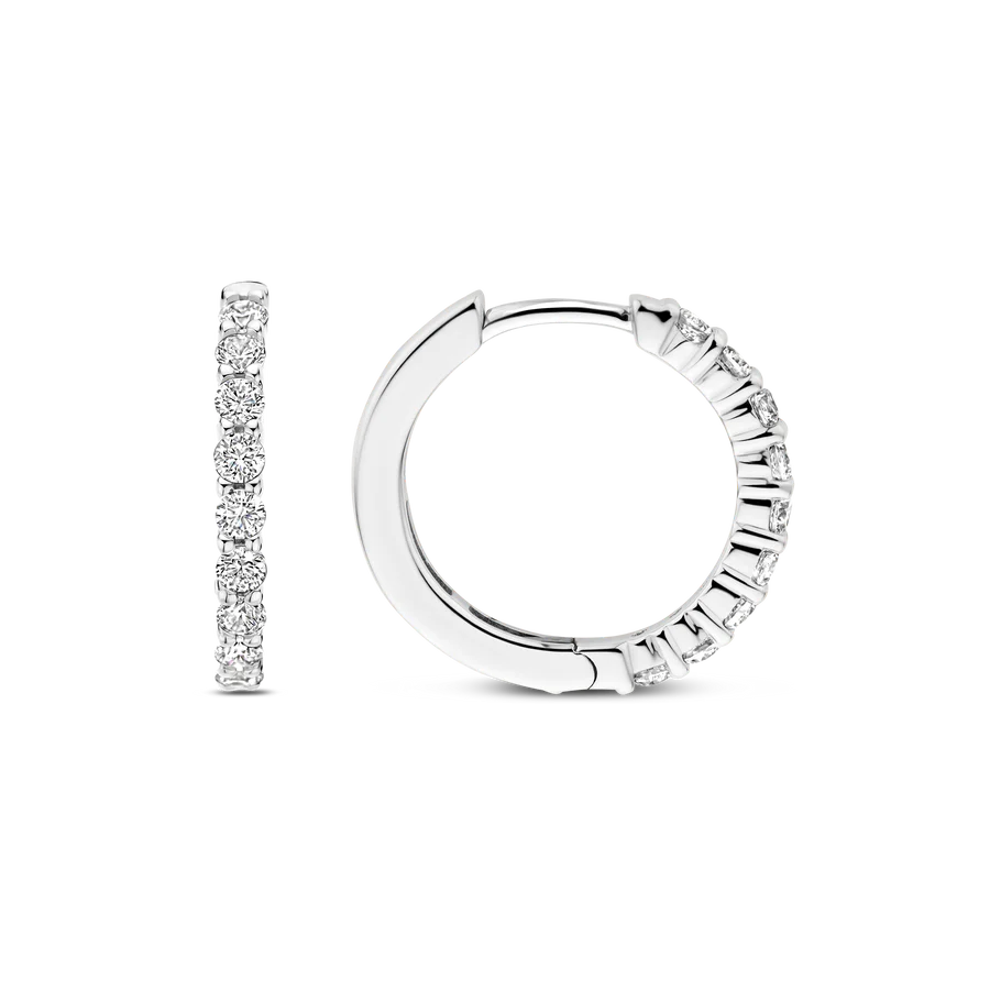 Ti Sento Milano 18mm Zirconia Hoops
