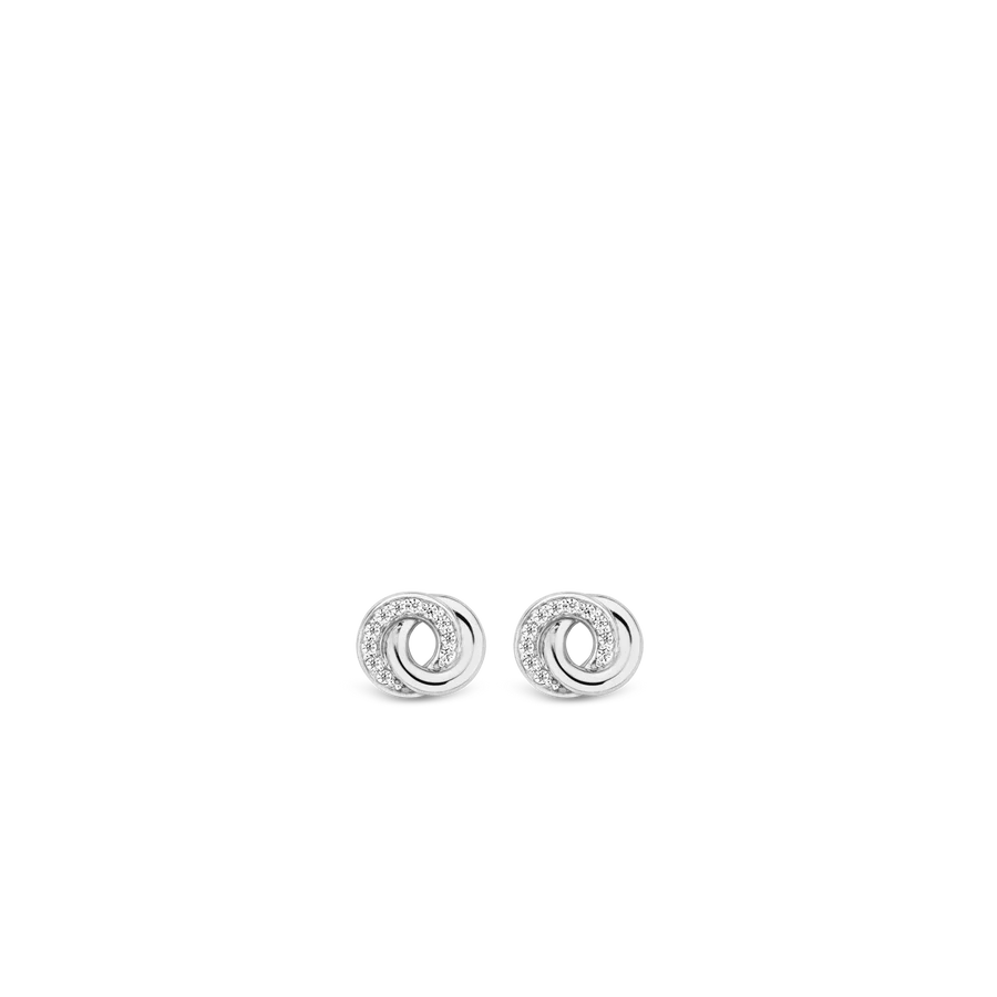 Ti Sento Milano Silver Infinity Studs