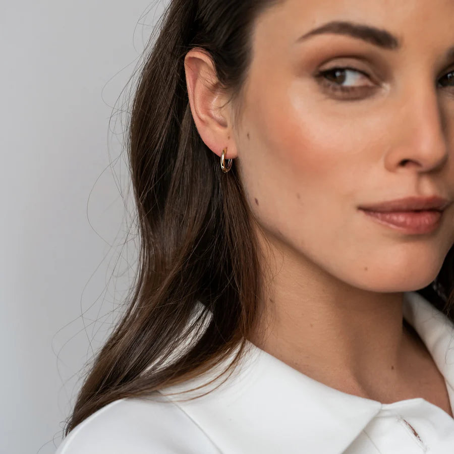 Ti Sento Milano Two Tone Huggie Hoops