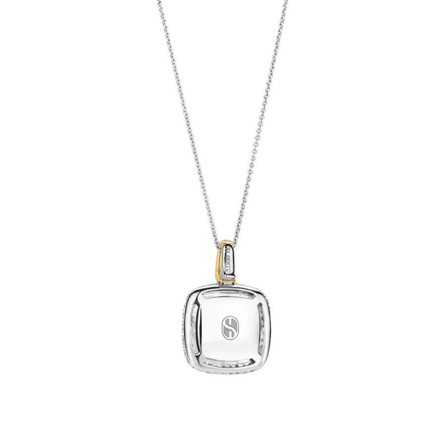 Ti Sento Milano Mother of Pearl Cushion Necklace